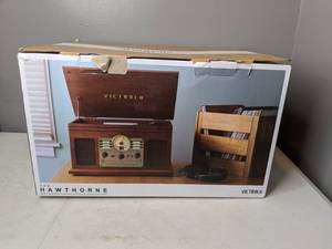 lot 114 image: Victrola Hawthorne Wooden Music Center - N