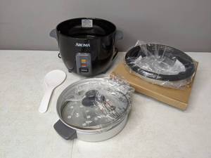 lot 116 image: Aroma One-Touch Rice Cooker & Food Steamer - N