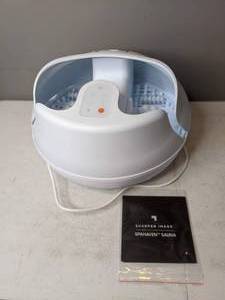 lot 104 image: Sharper Image Shiatsu Foot Sauna with Heat & Steam - N