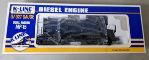 lot 219 image: NEW K-Line Electric Trains 0027 Gauge Diesel Engine Dual Motor MP-15 Diesel Engine Proctor & Gamble - D