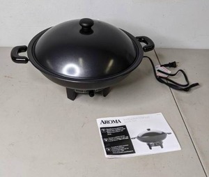 lot 162 image: Aroma 7-qt. Electric Wok - N