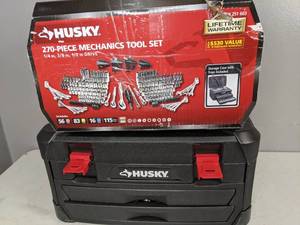 lot 2 image: New Husky 270-Piece Mechanics Tool Set - N