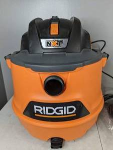 lot 5 image: New RIDGID 14-Gal. WetDry Vac with Auto Detailing Kit - N