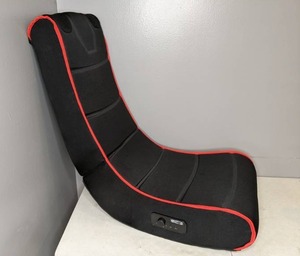 lot 159 image: Sharper Image Foldable Gaming Chair with Onboard Speakers - N