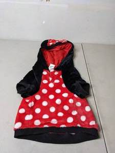 lot 249 image: Minnie Mouse Pet Costume Size Large - N