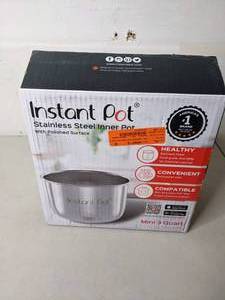 lot 233 image: Instant Pot Stainless Steel Inner Pot - N