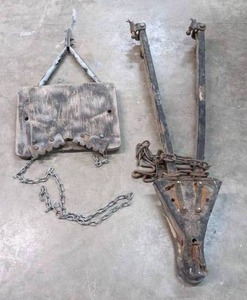 lot 308 image: Vintage Trailer Hitch Tongue & More - N