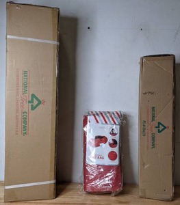 lot 295 image: Lot of Christmas Decorations from National Tree Company and Kohls Tree Bag, Garland and More - N
