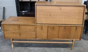 lot 301 image: Vintage West Michigan Furniture Co. Cabinet - N