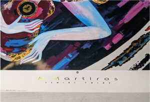 lot 12 image: Unframed Print Gemini Twins by M Martiros - B