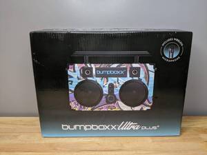 lot 13A image: Brand New Bumpboxx Ultra Plus Bluetooth Speaker Boombox Wireless Microphone Rechargeable with Carry Strap - T