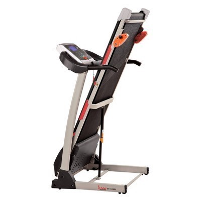 lot 437 image: Sunny Health and Fitness (SF-T4400) Motorized Treadmill - Missing Magnetic Key (any small magnet will work) - RUNS WELL