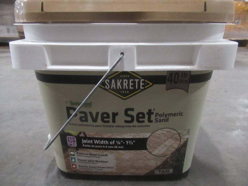 lot 530 image: Sakrete 40-lb Tan Polymeric Paver Sand.