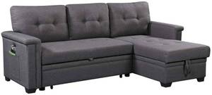 lot 103 image: Lilola Home Storage Chaise Pc Of Sectional Sofa (Storage Chaise Only) Model LHF-81382