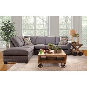 lot 145 image: Charlton Homes Galena Chaise Pc Of Left Hand Facing Sectional Model CHLH4677 (Chaise Piece Only)