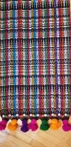 lot 43 image: Long Woven South American Wall Hanging Textile