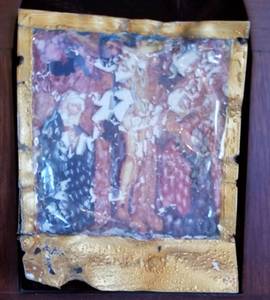 lot 61 image: Artist Polaroid Manipulation of Religious Icon