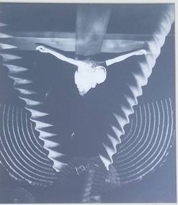 lot 50 image: Artist Black & White Photographic Artwork of Crucifix