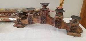 lot 45 image: Decorative Candleholders and Display