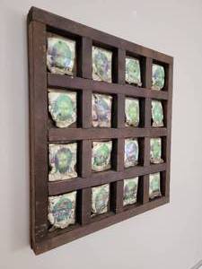 lot 8 image: Gothic Religious Shadow Box
