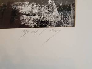 lot 16 image: Black & White Photography Print by Local Artist