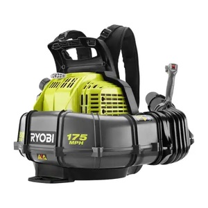 lot 90 image: RYOBI 175 MPH 760 CFM 38cc Gas Backpack Leaf Blower