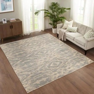 lot 104 image: Cedar Rose Argentina Blue 8 ft. x 10 ft. JuteCotton Area Rug