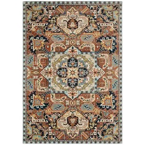 lot 106 image: Home Decorators Collection Cadence Multi 5 ft. x 7 ft. Medallion Area Rug
