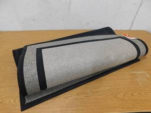 lot 33 image: StyleWell Racetrack Gray 30 in. x 47 in. Rubber Door Mat