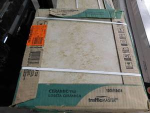 lot 36 image: TrafficMaster Baja 12 in. x 12 in. Beige Ceramic Floor and Wall Tile (165 sq. ft.)