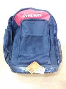 lot 61 image: Husky 16 in. Tool Backpack