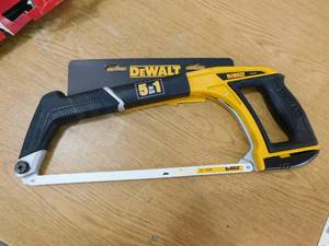 lot 132 image: DEWALT 12 in. Tooth Saw with Plastic Handle
