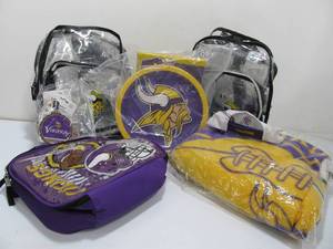 lot 11 image: Brand New MN VIKINGS Items