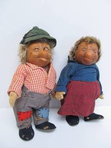 lot 139 image: Vintage 1950s STEIFF Hedgehogs - Micki & Mecki
