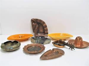 lot 227 image: Lot of Mid Century etc Ashtrays