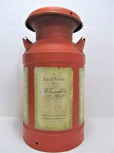 lot 160 image: Painted & Decorated Vintage Milk Can