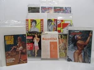 lot 168 image: Lot of Vintage 1950s-60s Era Risque Magazines 
