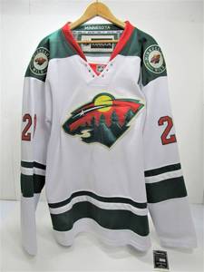 lot 189 image: New With Tags Reebok MN WILD Hockey Jersey - Suter