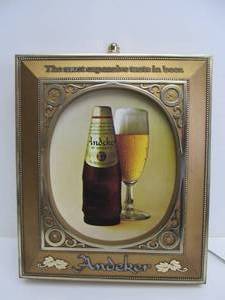 lot 263 image: Working Vintage Pabst Andeker Lighted Beer Sign