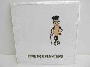 lot 271 image: Old Vintage PLANTERS Peanuts Reverse Painted Glass Panel