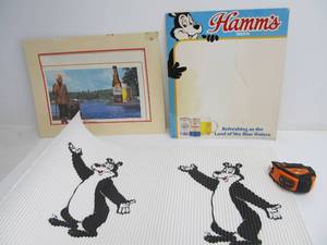 lot 272 image: Group of HAMMS Beer Advertising 