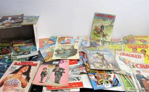 lot 280 image: Large Lot of Vintage CRACKED, National Lampoons & Other Magazines
