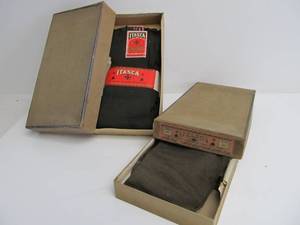 lot 290 image: 2 Boxes with NOS Sets of 1930s Era ITASKA Hosiery