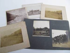 lot 305 image: Estate Lot of Antique Early 1900s Train Wreck Disaster Photos