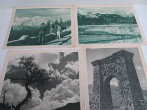 lot 308 image: 4 Vintage Northern Pacific Railway Scenic Photo Prints