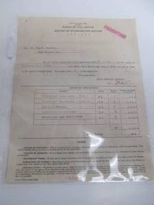 lot 311 image: Antique 1915 Saint Paul District Fire Chief Certification Documents