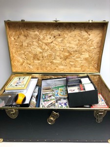 lot 172 image: LARGE Estate Lot of Assorted Sports Cards & Memorabilia