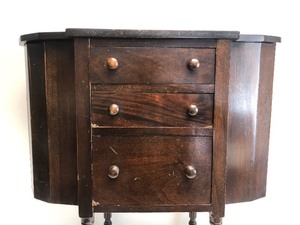 lot 250 image: Vintage Martha Washington Sewing Cabinet
