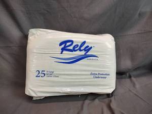 lot 57 image: 1 Pack of Rely Extra Protection Underwear Size XL