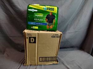 lot 48 image: 2 Packs of Depend Fit Flex SM